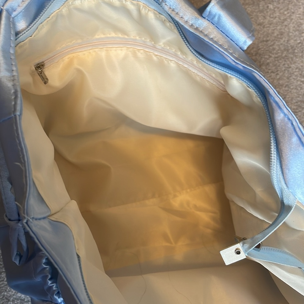 Blue satin Women's Bag - Picture 3 of 7